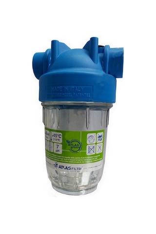 Atlas 5 İnç Kartuş Filtre için Tekli Filtre Kabı