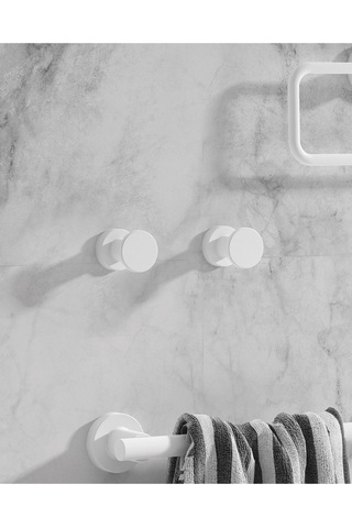 Tecno White Askı, 2.5cm - Mat Beyaz Mat Beyaz