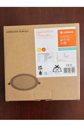 Ledvance Downlıght Slım Alu Rd Dn180 17w 3000k 1350lm Diğer