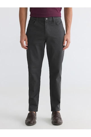 Lcwaıkıkı Classic Antrasit Rahat Kalıp Gabardin Erkek Chino Pantolon