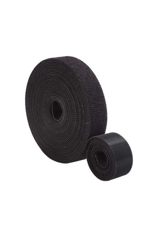 Dünya Magnet 3 Metre - Sırtsırta Cırt Bant, En: 2 Cm, Siyah, Kablo Düzenleyici, Cırt Bağı, Şerit Cırt