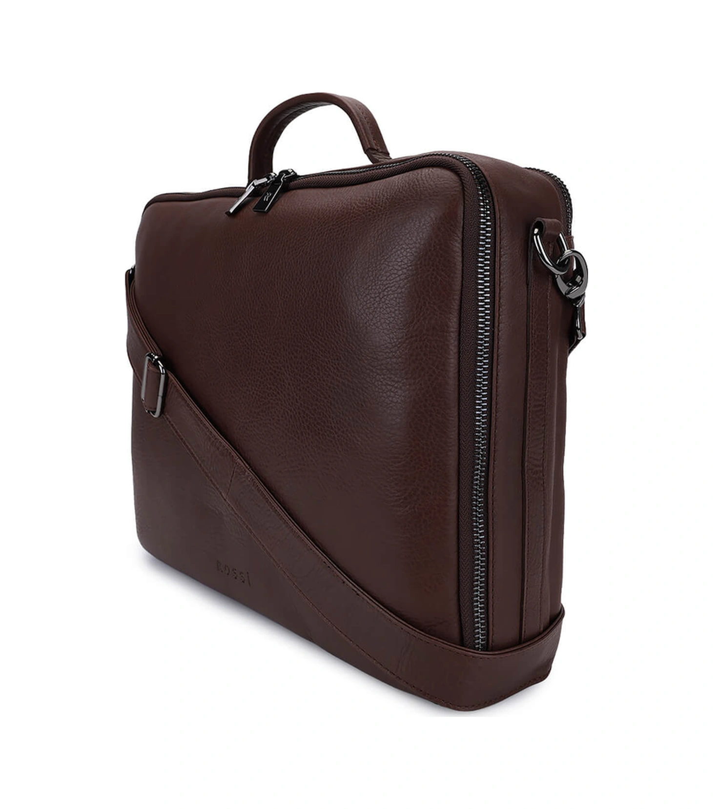 Bruno Shoes Bruno Rossi Bag Erkek Hakiki Deri Kahverengi Evrak Çantası 1048 330g Erk Cnt Sk25-26 Caffe Kahverengi