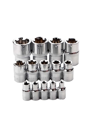 Cbtx 14 Adet/takım E-tipi 6 Köşeli Erik Çiçeği Soket Kombinasyonu Araba Tamir Takımı Aracı Kutu Rengi Rastgele Teslimat