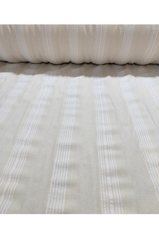 Buldan Çarşaflık Kumaş Naturel %100 Pamuk Metrelik (En 230cm)-Bej Krem