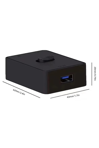 4560 2 Port Usb 3.0 To Kvm Switch Çoklu Pc Kasa Çoklayıcı Hub Ana