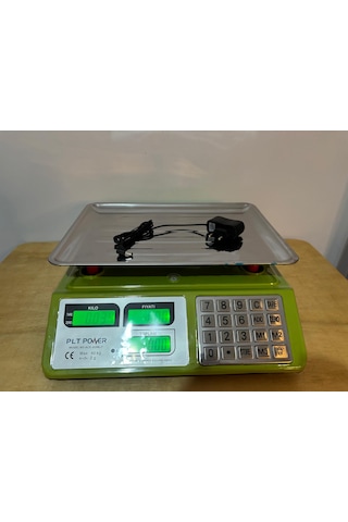 40 Kg Pilli Ve Şarjlı-fiyat Hesaplamalı Terazi-metal Panel Tartı