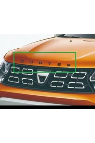 Dk Tuning Duster Ön Kaput Siyah Abs 3m 3d Yazı Logo Dacia İle Uyu