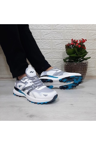 Jump 29725 Beyaz Gri Anatomik İç Taban Erkek Spor Ayakkabı 001
