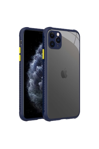 Apple Uyumlu iPhone 11 Pro Max Uyumlu Kaff Kılıf-lacivert Lacivert -