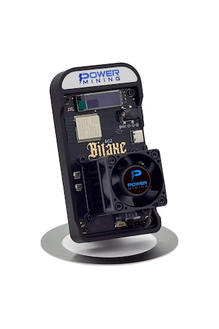 Bitaxe Gama 602 Asıc Bitcoin Madenci 1,1 Th/s 18w Bm1370 Antminer S21 Pro Çip Wi-fi Usb-c Axeos Açık Kaynak Avrupa'da Üretilmiştir Dahil. Güç Kaynağı Ve Stand