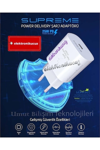 Reeder S19 Max Pro S Uyumlu 25w Hızlı Şarj Cihazı Adaptör