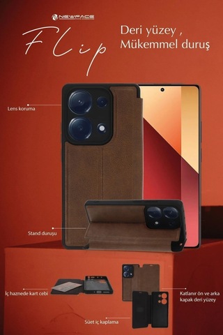 Samsung Galaxy Uyumlu S25 Edge Flip Cover - Siyah Renk