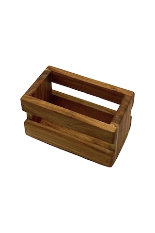 Ahşap Doğal 2li Yağdanlık Ve Baharatlık Altı Kiraz 1 Adet Ahşap