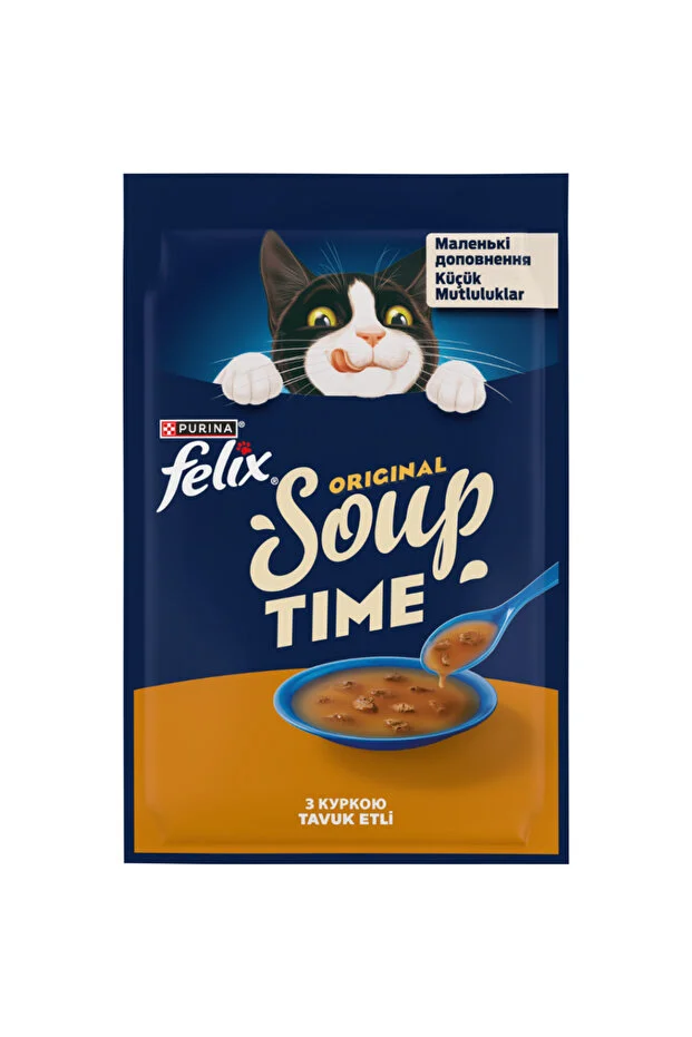 Felix Tavuklu Kedi Çorbası 30x48 Gr