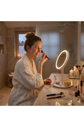 Lexroo Led Işıklı Masaüstü Makyaj Aynası Diğer