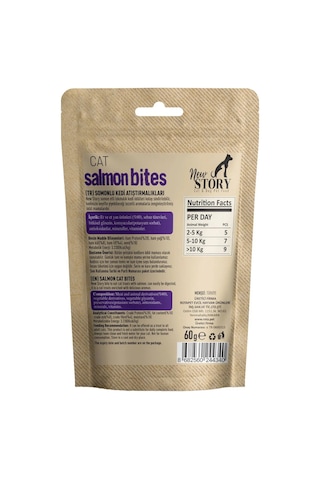 Cat Solmon Bites 6x60gr. Somonlu, Kedi Ödül Maması