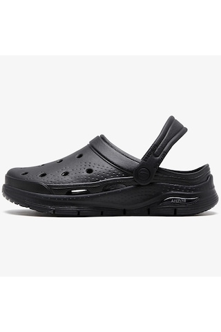 Skechers Airch Fit Foamies Valiant Mens Sandals Erkek Günlük Terlik Siyah Bej