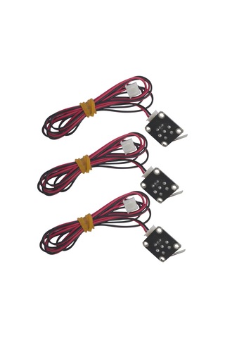 Shineyee Aibecy 3'lü Paket 3d Yazıcı Limit Switch - 1 Metre Kablolu, 250v/5a, 20.5x20.5x7mm Boyutlu Aksesuar