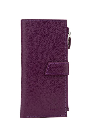 Bilik Deri Mor Rölax Deri Unisex Cüzdan Bsh 3240 Mor