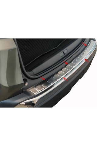 Volkswagen Golf 6 Arka Tampon Eşiği Krom Sw 2009-2012