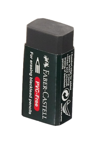 Faber-castell Siyah Silgi, 30 Lu, Kurşun Kalem İzlerini Kolayca S