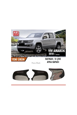 Vw Amarok Batman Ayna Kapağı 2010- Piano Black