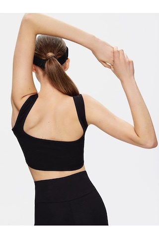 Ltb Bosana Kalın Askılı Kadın Crop 12258200062086 Siyah