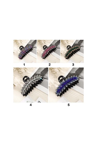 Yapay Elmas Saç Tokası Kadın Saç Tokaları 5 5 5 Çok Renkli