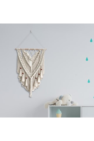 Homyl Boncuklu Bohem Goblen Duvar Dekoru Dokuma Yılbaşı