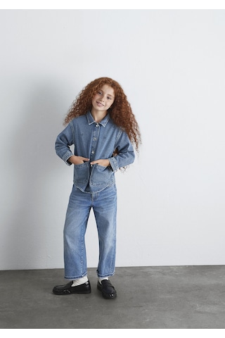 Mavi - Lullu Açık Mavi Jean Gömlek 7210002-90880 Açık Mavi