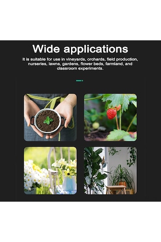 Yifomall 4'ü 1 Arada Toprak Test Cihazı - Ph, Nem, Sıcaklık Ve Işık Ölçer İle Bahçe Ve Sera Kullanımı İçin Çok Renkli