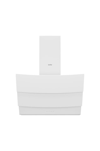 Simfer 8707 60CM Premium Dokunmatik Beyaz Cam Davlumbaz Kumandalı
