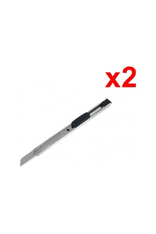 Trobus Falçata Tipi Dar Maket Bıçağı Çelik İnce Uçlu 9 Mm 2 Adet