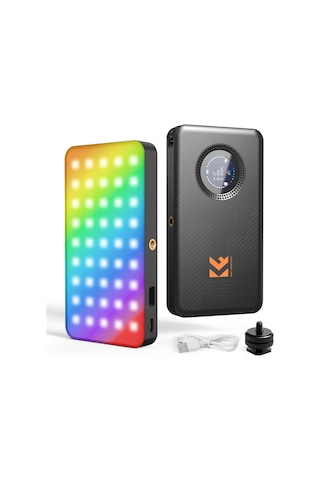 K&f Concept 12w Rgb Pocket Video Light, Mini Mobil Video Işığı Kf34.052