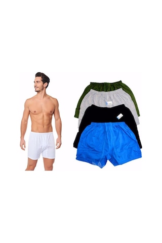 12 Adet Seher Erkek Boxer Renkli
