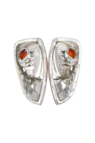 Symbee Renault Master, Opel Movano B, Nissan Nv400 İçin Ön Sol/sağ Kanat Ayna Sinyal Lambası 2010-2018 - Abs Malzeme, Şeffaf Kasa + Sarı Işık