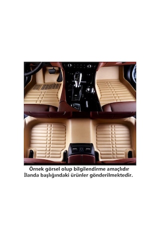 Skoda Suber B Uyumlu 2015 Sonrası 5d Havuzlu Bej Renk Paspas Seti