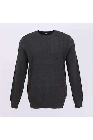 Dio Rise Erkek Uzun Kol İnce Sweatshirt - 189407 - Antrasit Antrasit