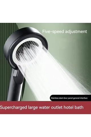 Maoyaya 5 Modlu Duş Başlığı - Yüksek Basınçlı, Taşınabilir, Çok Renkli Seçenek Çok Renkli