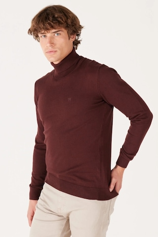 Wrangler Balıkçı Yaka Kırmızı Erkek Kazak W8d42ph45 Kırmızı