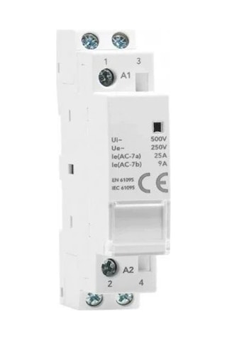 Cata Ct-9183 Sessiz Aydınlatma Kontaktörü Modüler Kontaktör 25a