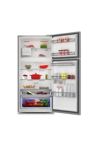 Arçelik 584611-EI A++ 611 LT No-Frost Çift Kapılı Buzdolabı -Inox