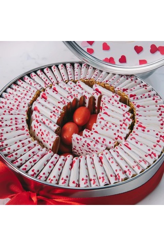 Metal Kutu Uçuşan Kalpler 80 Adet