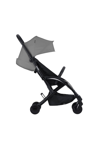 Babybjörn Bliss Ana Kucağı Petal Woven Grey & Bumprider Connect³ Bebek Arabası Black-grey & Yan Düzenleyici Çanta
