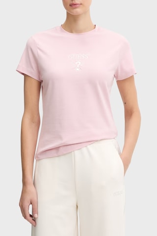 Guess Bayan T Shirt V4yı21 Kcdh1 A60w Pembe Pembe