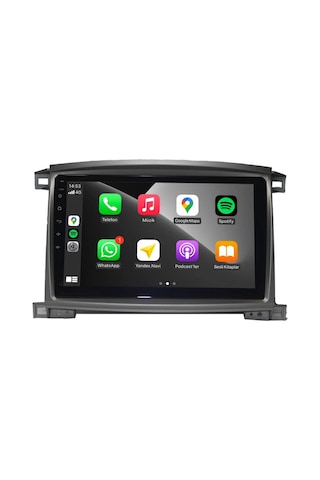 Navigate Toyota Land Cruiser Prado Android Carplay Multimedya 2004-2009 4gb Ram + 64gb Hafıza + 8 Çekirdek