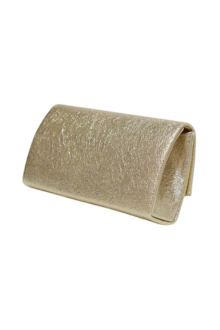 Smooth Bags Kristal Gold Kadın Abiye El Çantası Ve Zincir Omuz Askılı Omuz Çantası Altın