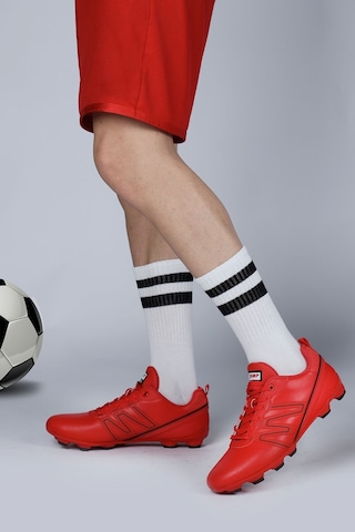 Jump 28524 Kırmızı Çim Halı Saha Krampon Futbol Ayakkabısı Kırmızı