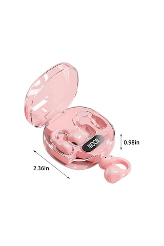 Bluetooth 5.3 Kablosuz Kulaklık Şeffaf Şarj Kutusu Stereo 0002