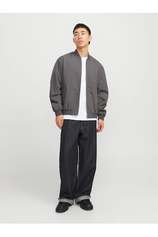 Jack & Jones Jack&jones Jjecharge Erkek Bomber Ceket 12268608 Gri